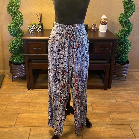 Ambiance Pants - Ambiance Apparel Pants Black/White L
